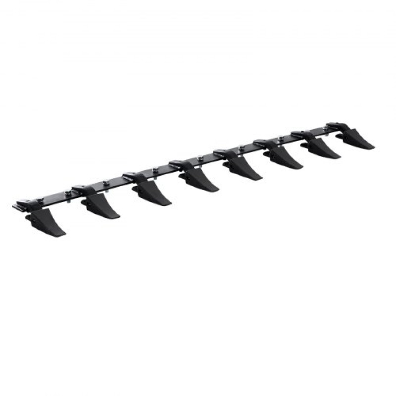 VEVOR Bucket Tooth Bar, 66'', Heavy Duty Tractor Bucket 8 Teeth Bar for Loader Tractor Skidsteer, 4560 lbs Load-Bearing Capacity Bolt On Design, για αποτελεσματική εκσκαφή εδάφους και προστασία του κάδου