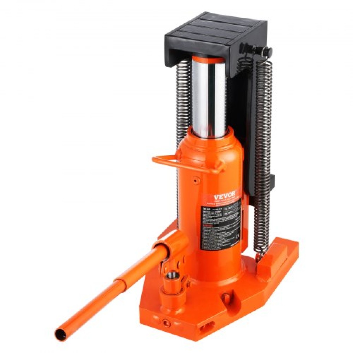 VEVOR Hydraulic Toe Jack, 10 Ton On Toe Jack Lift, 20 Ton On Top Lift Capacity Machine Jack, 1,2-7,5 in Toe Height, 12,6-18,9 in Toe Height, Air Hydraulic Claw Jack for Machinery, Industry