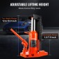 VEVOR Hydraulic Toe Jack, 10 Ton On Toe Jack Lift, 20 Ton On Top Lift Capacity Machine Jack, 1,2-7,5 in Toe Height, 12,6-18,9 in Toe Height, Air Hydraulic Claw Jack for Machinery, Industry