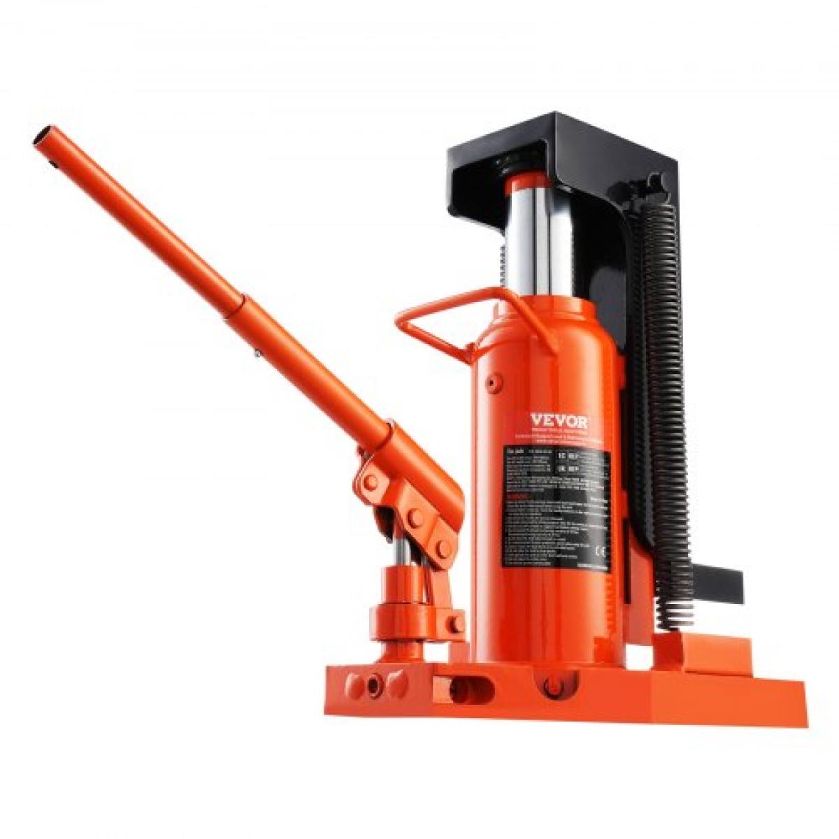 VEVOR Hydraulic Toe Jack, 10 Ton On Toe Jack Lift, 20 Ton On Top Lift Capacity Machine Jack, 1,2-7,5 in Toe Height, 12,6-18,9 in Toe Height, Air Hydraulic Claw Jack for Machinery, Industry