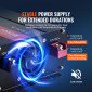 VEVOR Pure Sine Wave Inverter, 1000 Watt, DC 12V σε AC 230V Μετατροπέας ισχύος με 2 πρίζες AC 2 θύρες USB 1 θύρα Type-C, Τηλεχειριστήριο για μικρές οικιακές συσκευές όπως φορητός υπολογιστής Smartphone, Πιστοποίηση CE FCC