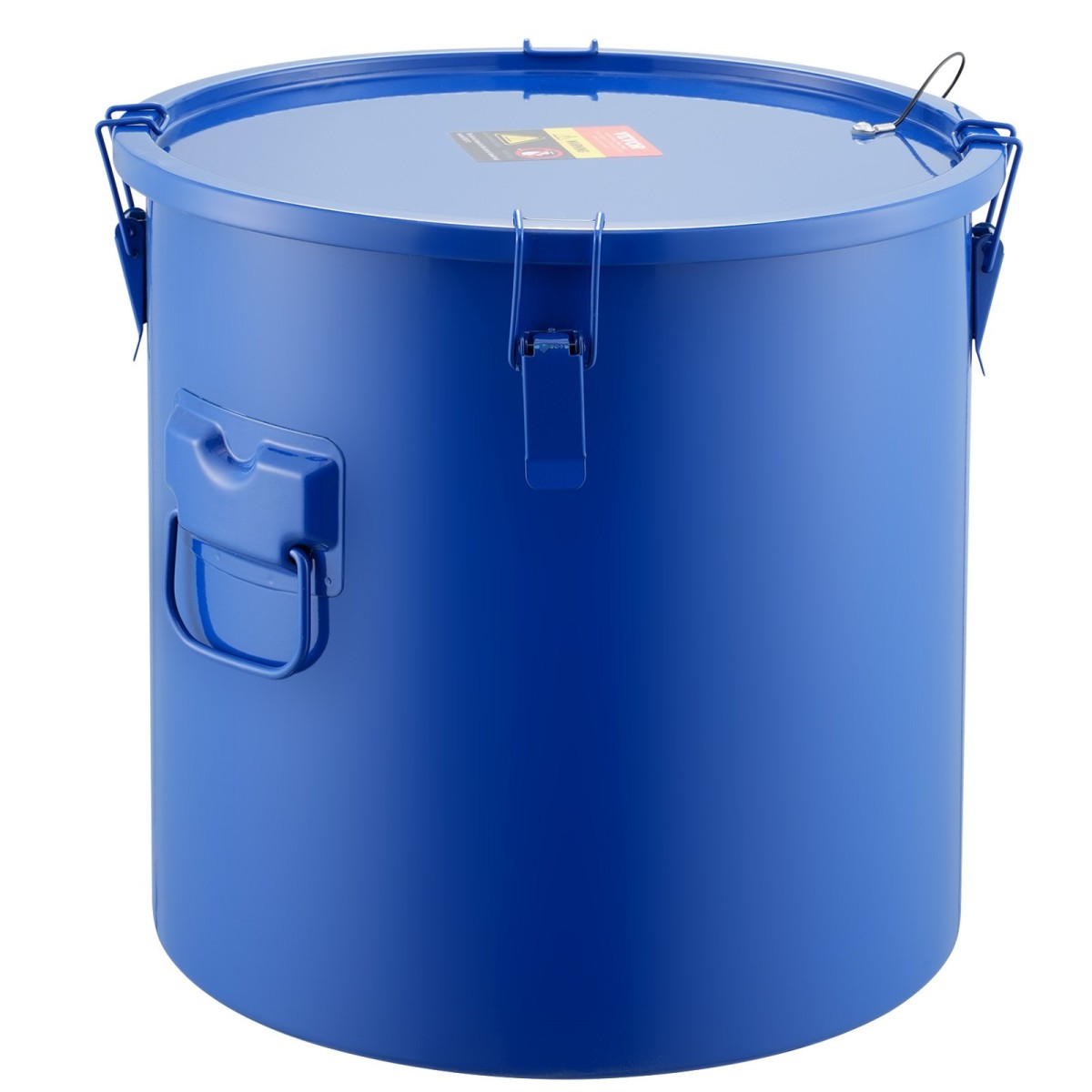 Κάδος λαδιού φριτέζας VEVOR, 8 Gal Oil Disposal Caddy Carbon Steel Κάδος λαδιού φριτέζας με επίστρωση από σκουριά, Δοχείο μεταφοράς λαδιού με καπάκι, κλιπ κλειδώματος, σακούλα φίλτρου για φιλτράρισμα ζεστού μαγειρικού λαδιού, μπλε
