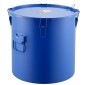 Κάδος λαδιού φριτέζας VEVOR, 8 Gal Oil Disposal Caddy Carbon Steel Κάδος λαδιού φριτέζας με επίστρωση από σκουριά, Δοχείο μεταφοράς λαδιού με καπάκι, κλιπ κλειδώματος, σακούλα φίλτρου για φιλτράρισμα ζεστού μαγειρικού λαδιού, μπλε