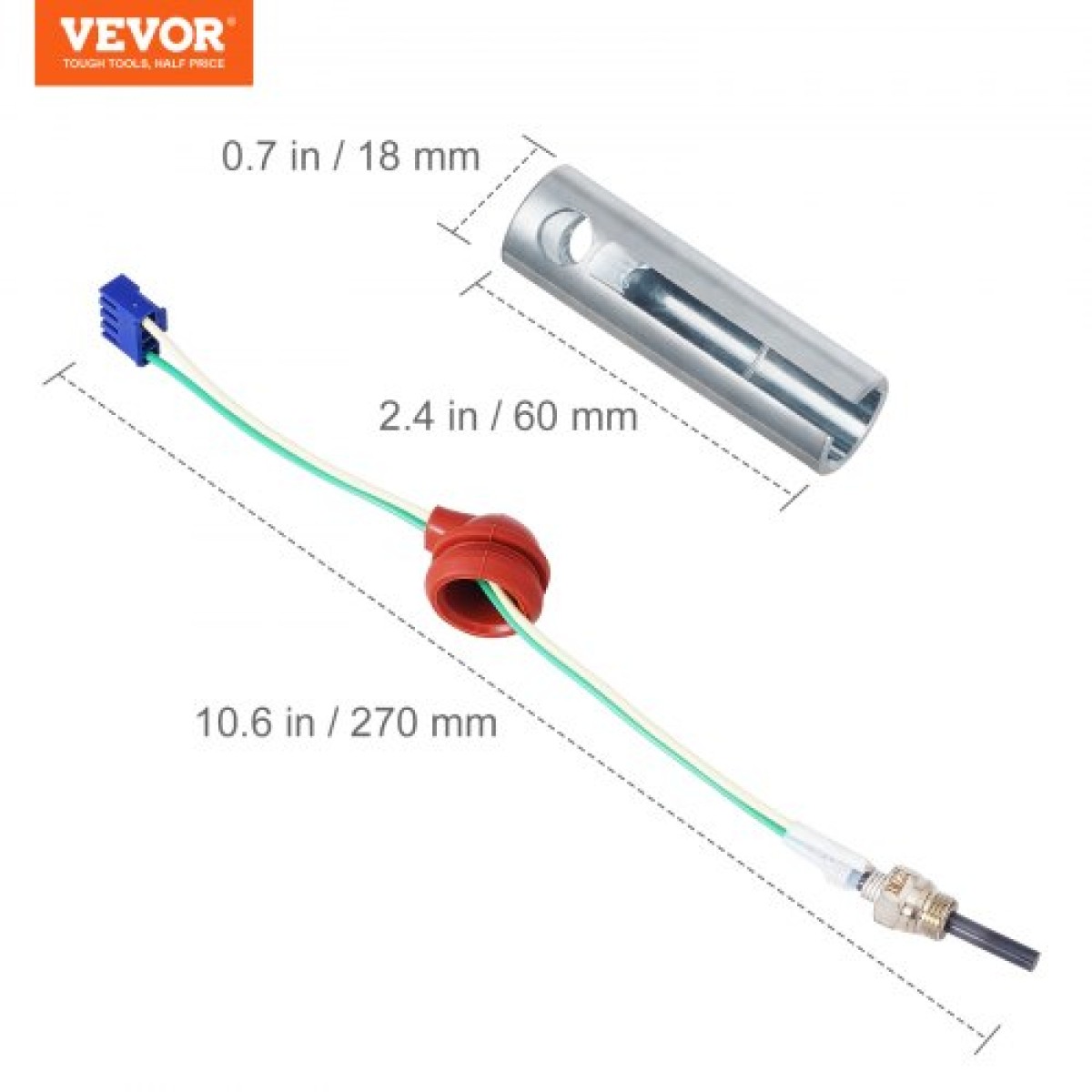 Κιτ προθερμαντήρα VEVOR Diesel, Κιτ επισκευής κεραμικού προθερμαντήρα, Εξάρτημα θερμαντήρα στάθμευσης αέρα ντίζελ με εργαλείο τοποθέτησης αφαίρεσης, κιτ ανακατασκευής θερμαντήρα ντίζελ για 2KW/5KW/8KW Αντικατάσταση θερμαντήρα ντίζελ