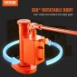 VEVOR Hydraulic Toe Jack, 5 Ton On Toe Jack Lift, 10 Ton On Top Lift Capacity Machine Jack, 1,0-9,1 in Toe Height, 14,6-22,4 in Toe Height, 360° Περιστρεφόμενο γρύλο με νύχια για μηχανήματα, βιομηχανία