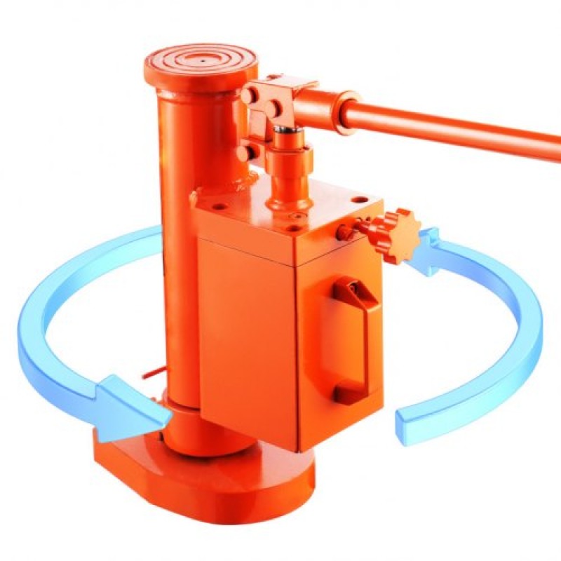 VEVOR Hydraulic Toe Jack, 5 Ton On Toe Jack Lift, 10 Ton On Top Lift Capacity Machine Jack, 1,0-9,1 in Toe Height, 14,6-22,4 in Toe Height, 360° Περιστρεφόμενο γρύλο με νύχια για μηχανήματα, βιομηχανία