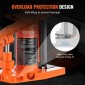 VEVOR Hydraulic Toe Jack, 2,5 Ton/2268 kg On Toe Jack Lift, 5 Ton/4536 kg Jack Capacity Machine, 0,8-5,3 in/2-13,5 cm Ύψος δακτύλων, 8,9-13,4 in/22,6-34 cm Jackry Machinery Clawust, Airdra