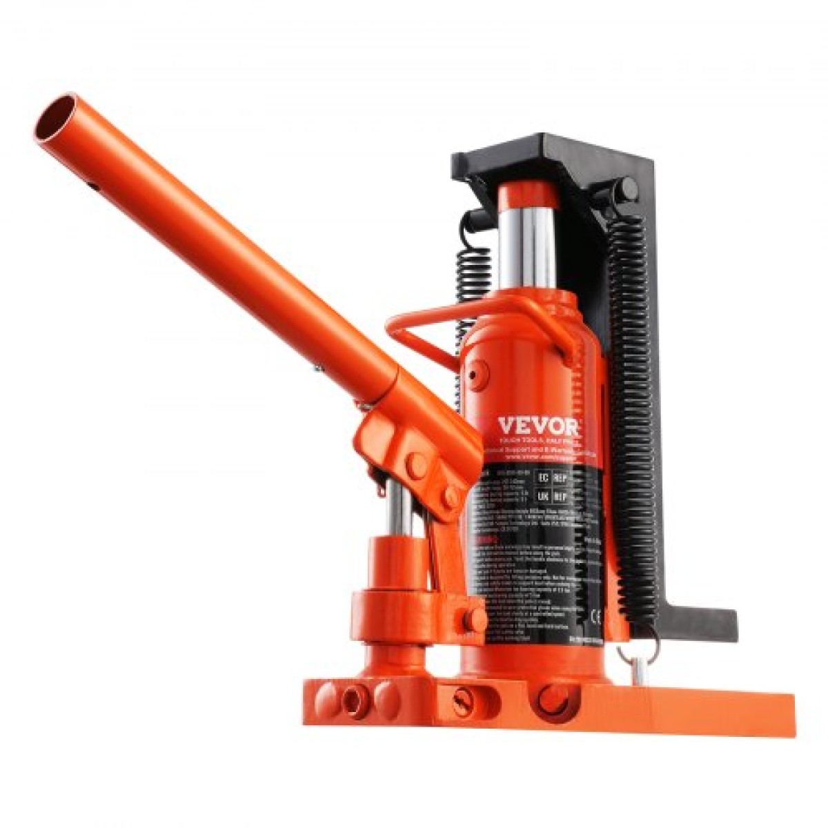 VEVOR Hydraulic Toe Jack, 2,5 Ton/2268 kg On Toe Jack Lift, 5 Ton/4536 kg Jack Capacity Machine, 0,8-5,3 in/2-13,5 cm Ύψος δακτύλων, 8,9-13,4 in/22,6-34 cm Jackry Machinery Clawust, Airdra