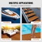 VEVOR Boat Flooring, EVA Foam Boat Decking 240 x 89,9 cm, Αντιολισθητικό αυτοκόλλητο δάπεδο, 2,2 m² Ναυτικό χαλί για σκάφη, γιοτ, Pontoon, δάπεδο καγιάκ