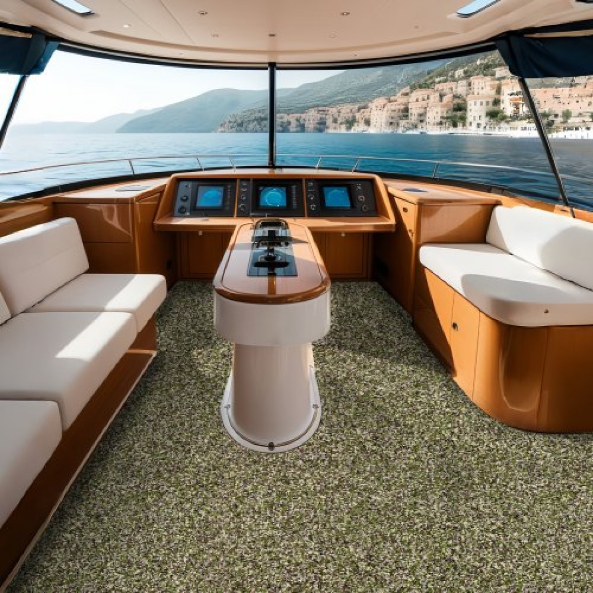 VEVOR Boat Flooring, EVA Foam Boat Decking 94,5" x 23,6", Αντιολισθητικό Αυτοκόλλητο Δάπεδο, 31,1sq.ft 2 Rolls of Marine Carpet for Boats, Yacht, Pontoon, Kayak Decking