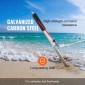 Στύλος άγκυρας βάρκας VEVOR Sand Spike, 36" γαλβανισμένος ανθρακούχο χάλυβας άγκυρας άγκυρας ακτής, αυτοσφυρηλάτηση άγκυρα παραλίας για καγιάκ Jetski Pontoon Small Boat, με τσάντα αποθήκευσης Oxford και κορδόνι bungee