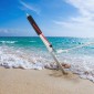 Στύλος άγκυρας βάρκας VEVOR Sand Spike, 36" γαλβανισμένος ανθρακούχο χάλυβας άγκυρας άγκυρας ακτής, αυτοσφυρηλάτηση άγκυρα παραλίας για καγιάκ Jetski Pontoon Small Boat, με τσάντα αποθήκευσης Oxford και κορδόνι bungee