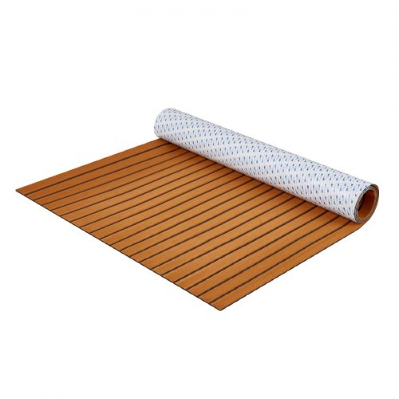 VEVOR Boat Flooring, EVA Foam Boat Decking 240 x 116,8 cm, Αντιολισθητικό αυτοκόλλητο δάπεδο, 2,8 m² Θαλάσσιο χαλί για σκάφη, γιοτ, Pontoon, δάπεδο καγιάκ