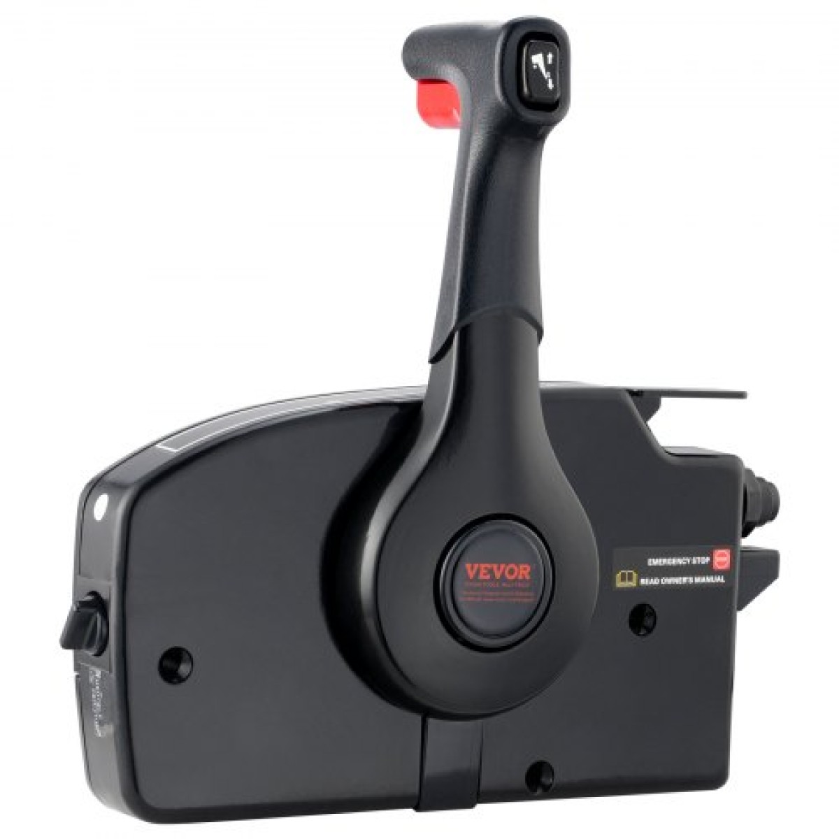 VEVOR Boat Throttle Control, 881170A15 Πλαϊνά τοποθετημένο εξωλέμβιο τηλεχειριστήριο για Mercury PT 2-stroke, Marine Throttle Control Box με Power Trim Switch, 16,3 ft Harness 8+4 Pin, and Lanyard