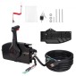 VEVOR Boat Throttle Control, 881170A15 Πλαϊνά τοποθετημένο εξωλέμβιο τηλεχειριστήριο για Mercury PT 2-stroke, Marine Throttle Control Box με Power Trim Switch, 16,3 ft Harness 8+4 Pin, and Lanyard