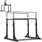 VEVOR Dip Bar, χωρητικότητας 363 kg, Σταθμός βαρέως τύπου Dip Stand με ρυθμιζόμενο ύψος, Fitness Workout Dip Bar Station Stabilizer Parallette Push Up Stand, Παράλληλες ράβδοι για προπόνηση δύναμης στο σπίτι Γυμναστήριο