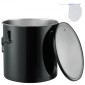 Κάδος γράσου φριτέζας VEVOR, 10 Gal Oil Disposal Caddy Κάδος λαδιού φριτέζας από ανοξείδωτο ατσάλι Αντισκωριακή επίστρωση, Δοχείο μεταφοράς λαδιού με καπάκι, κλιπ κλειδώματος, σακούλα φίλτρου για φιλτράρισμα ζεστού μαγειρικού λαδιού, μαύρο