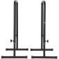 VEVOR Dip Bars, χωρητικότητα 440 lbs, Σταθμός βαρέως τύπου Dip Stand με ρυθμιζόμενο ύψος, Fitness Workout Dip Bar Station Stabilizer Parallette Push Up Stand, Παράλληλες μπάρες για προπόνηση δύναμης στο σπίτι Γυμναστήριο