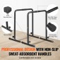 VEVOR Dip Bars, χωρητικότητα 440 lbs, Σταθμός βαρέως τύπου Dip Stand με ρυθμιζόμενο ύψος, Fitness Workout Dip Bar Station Stabilizer Parallette Push Up Stand, Παράλληλες μπάρες για προπόνηση δύναμης στο σπίτι Γυμναστήριο