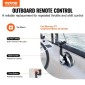 VEVOR Boat Throttle Control, 8M0059686 Εξωλέμβιο τηλεχειριστήριο επάνω τοποθετημένο για Mercury PT 2-stroke, Marine Throttle Control κιβώτιο με διακόπτη Power Trim