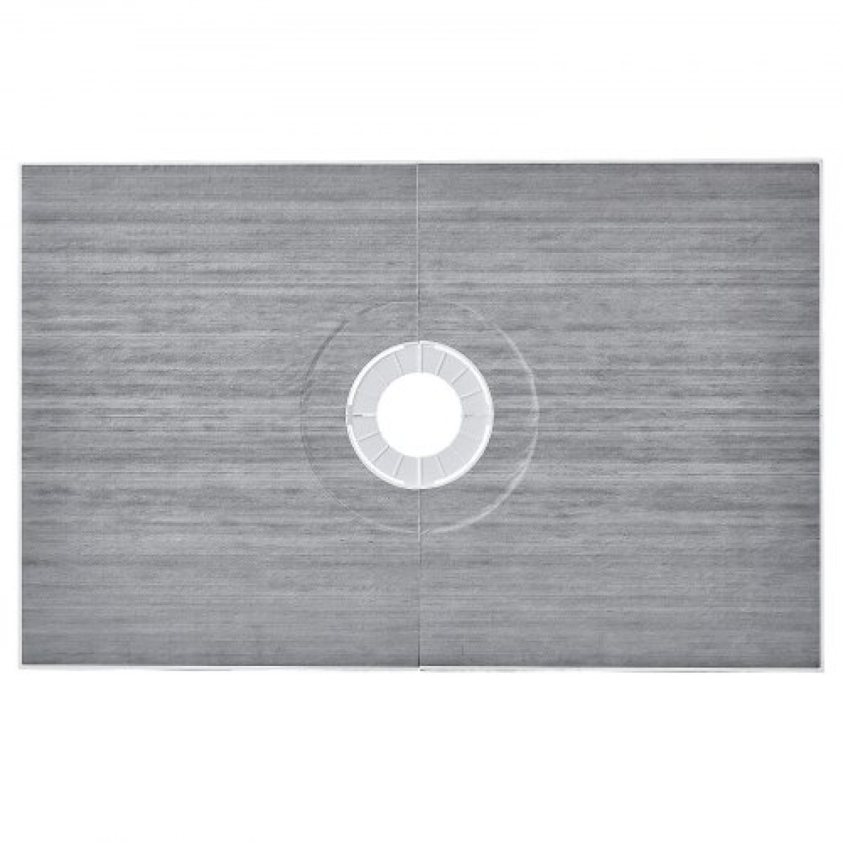 Κιτ ντουζιέρας VEVOR, 1524x965mm Κιτ ντουζιέρας με κεντρική αποχέτευση 160mm, Ελαφρύ κιτ εγκατάστασης ντους EPS με 2 αδιάβροχα πανιά, μπαστούνια ντουζιέρας με κλίση για μπάνιο
