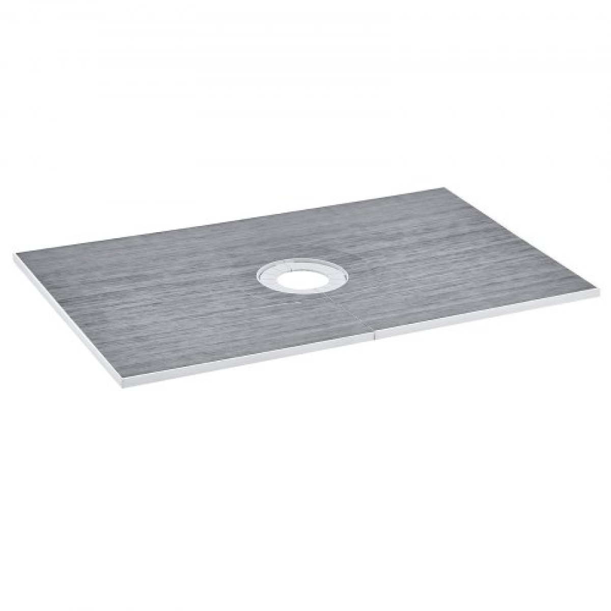 Κιτ ντουζιέρας VEVOR, 1524x965mm Κιτ ντουζιέρας με κεντρική αποχέτευση 160mm, Ελαφρύ κιτ εγκατάστασης ντους EPS με 2 αδιάβροχα πανιά, μπαστούνια ντουζιέρας με κλίση για μπάνιο
