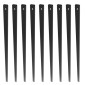 Μεταλλικά κάγκελα VEVOR Staircase, 38'' x 1'' Επίπεδοι διακοσμητικοί άξονες από κράμα αλουμινίου, 72 Pack κιγκλίδωμα καταστρώματος με βίδες, κλασικό κιγκλίδωμα κοίλου καταστρώματος σατέν με μαύρη επίστρωση για βεράντα