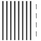 Μεταλλικά κάγκελα VEVOR Staircase, 38'' x 1'' Επίπεδοι διακοσμητικοί άξονες από κράμα αλουμινίου, 72 Pack κιγκλίδωμα καταστρώματος με βίδες, κλασικό κιγκλίδωμα κοίλου καταστρώματος σατέν με μαύρη επίστρωση για βεράντα