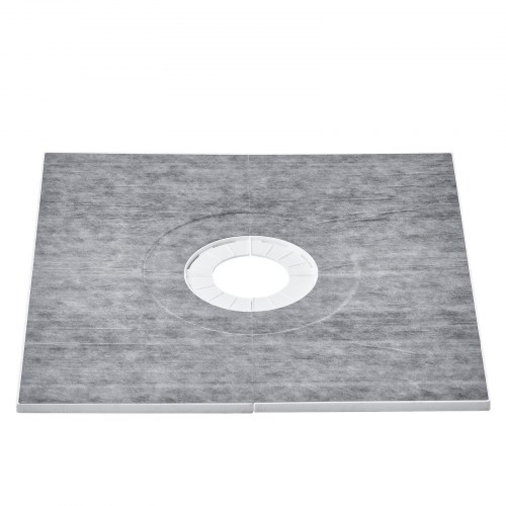 Κιτ ντουζιέρας VEVOR, Κιτ ντους 914x914mm με κεντρική αποχέτευση 160mm, Ελαφρύ κιτ εγκατάστασης ντους EPS με 2 αδιάβροχα πανιά, μπαστούνια ντους Slope Sticks Κατάλληλα για μπάνιο
