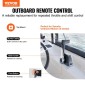 VEVOR Boat Throttle Control, 704-48205-P1 Top-Mounted Outboard Remote Control Box για Yamaha 4-stroke, θαλάσσιο κιβώτιο ελέγχου γκαζιού με διακόπτη Power Trim και πλεξούδα 4,6 ft με υποδοχή 5 ακίδων