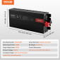 VEVOR Modified Sine Wave Inverter, 3000 Watt, DC 12V to AC 230V LCD Μετατροπέας ισχύος με 3 πρίζες AC 2 θύρα USB 1 θύρα Type-C 10 ανταλλακτικές ασφάλειες, για μεγάλο οικιακό εξοπλισμό, με πιστοποίηση CE FCC