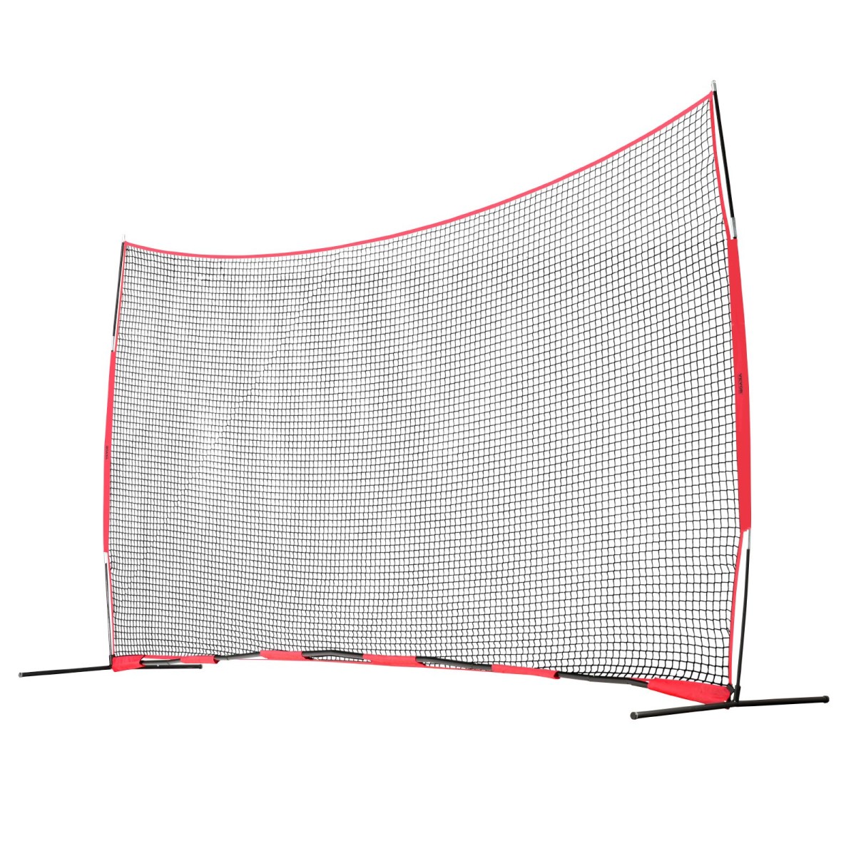 VEVOR Barricade Backstop Net, αθλητικό δίχτυ 20x10 ft με μπάλα, φορητός εξοπλισμός εξάσκησης με τσάντα μεταφοράς, οθόνη προστασίας για προπόνηση ποδοσφαίρου λακρός ποδοσφαίρου Baseball για χόκεϊ στο πίσω μέρος