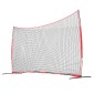 VEVOR Barricade Backstop Net, αθλητικό δίχτυ 20x10 ft με μπάλα, φορητός εξοπλισμός εξάσκησης με τσάντα μεταφοράς, οθόνη προστασίας για προπόνηση ποδοσφαίρου λακρός ποδοσφαίρου Baseball για χόκεϊ στο πίσω μέρος