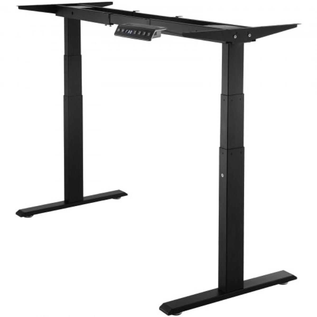 VEVOR Electric Standing Πλαίσιο Διπλού κινητήρα Ρυθμιζόμενο 65-129 cm Υ Μαύρο