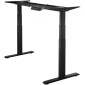 VEVOR Electric Standing Πλαίσιο Διπλού κινητήρα Ρυθμιζόμενο 65-129 cm Υ Μαύρο