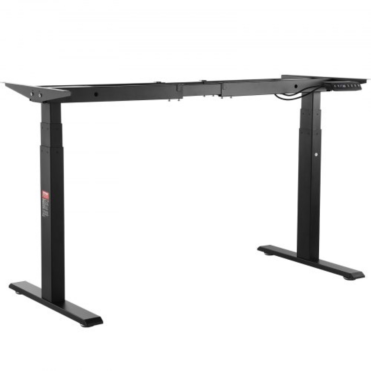 VEVOR Electric Standing Πλαίσιο Διπλού κινητήρα Ρυθμιζόμενο 65-129 cm Υ Μαύρο