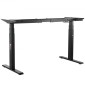 VEVOR Electric Standing Πλαίσιο Διπλού κινητήρα Ρυθμιζόμενο 65-129 cm Υ Μαύρο