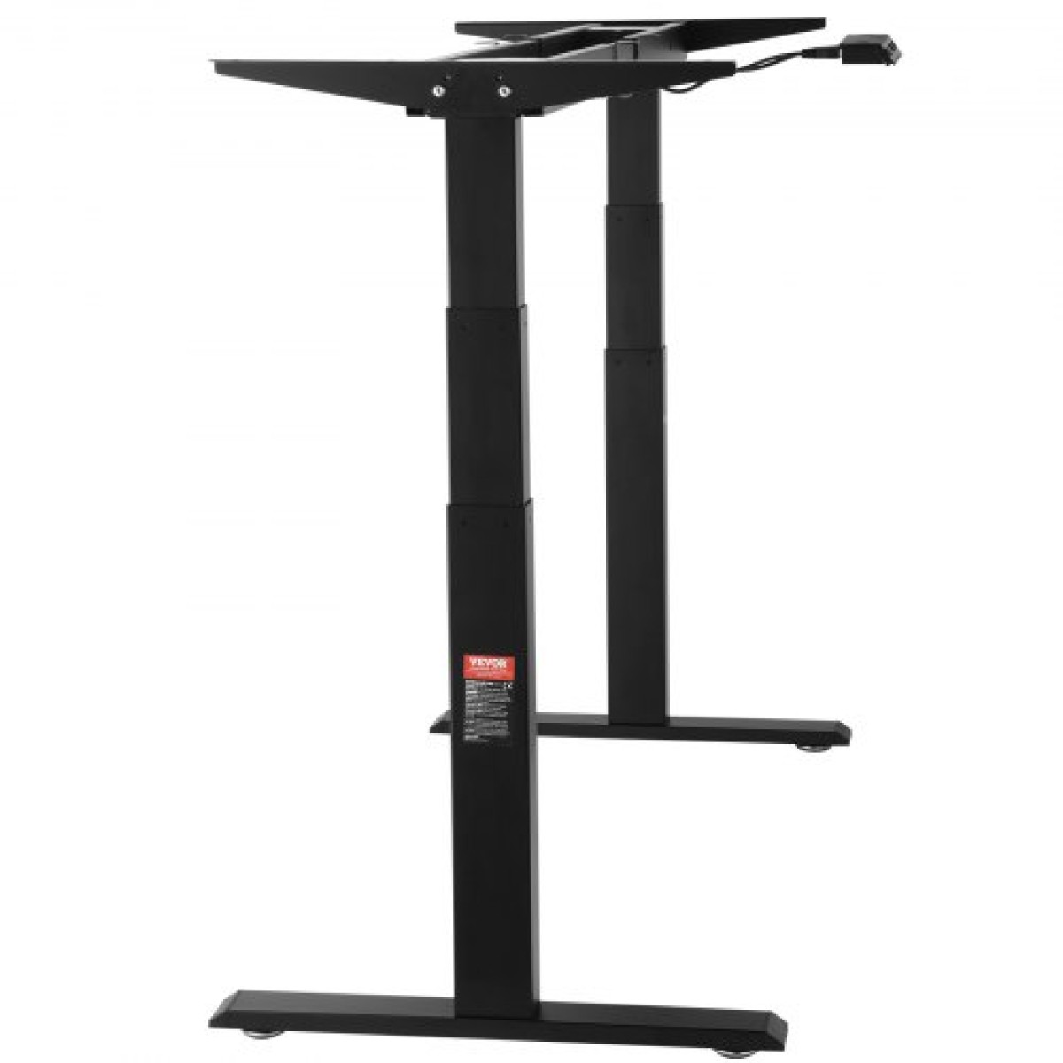 VEVOR Electric Standing Πλαίσιο Διπλού κινητήρα Ρυθμιζόμενο 65-129 cm Υ Μαύρο