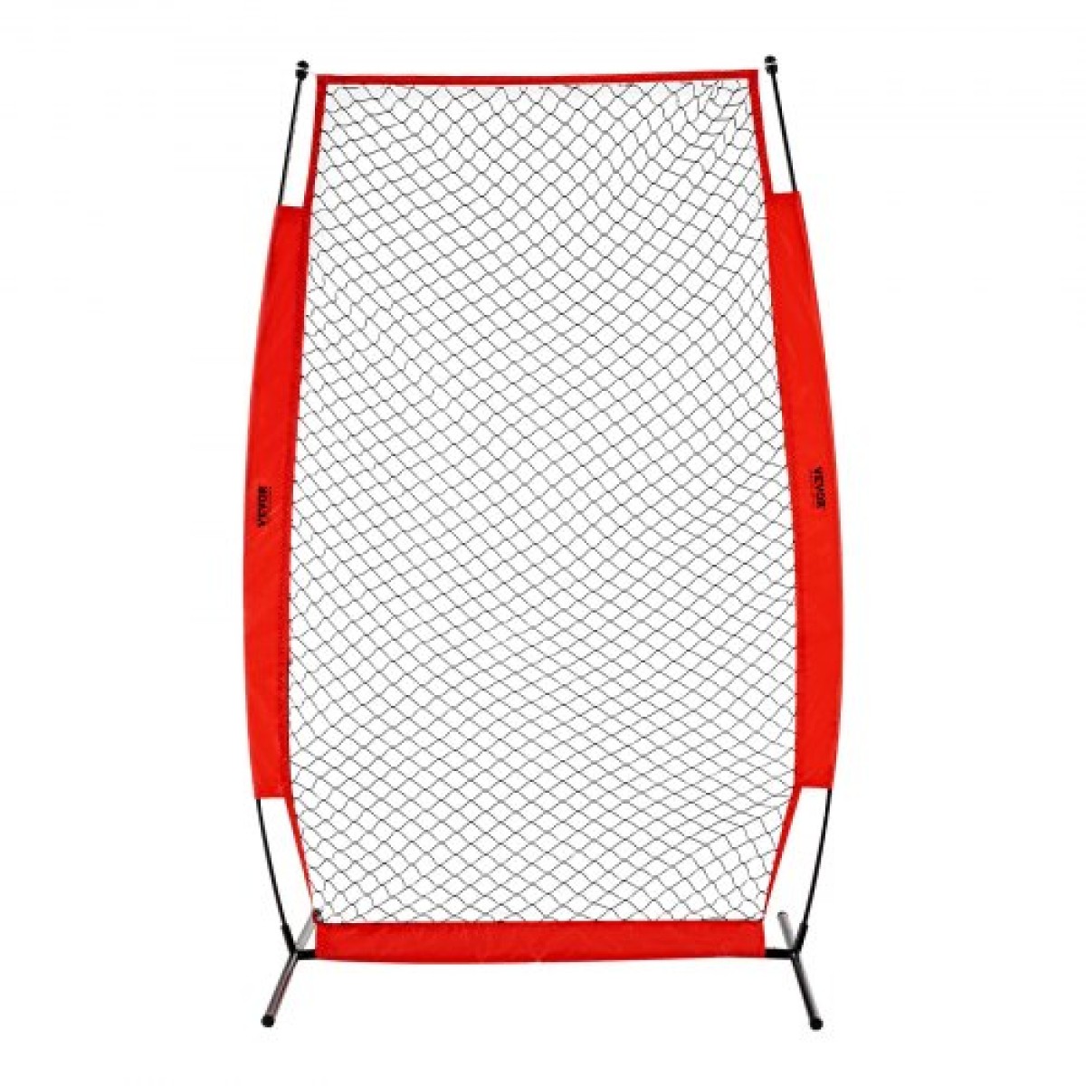 VEVOR I Screen Baseball για Batting Cage, 7x4 ft Baseball & Softball Screen Safety, Body Protector Φορητή οθόνη κτυπήματος με Carry Bag & Ground Stakes, Baseball Pitching Net for Pitchers Protection