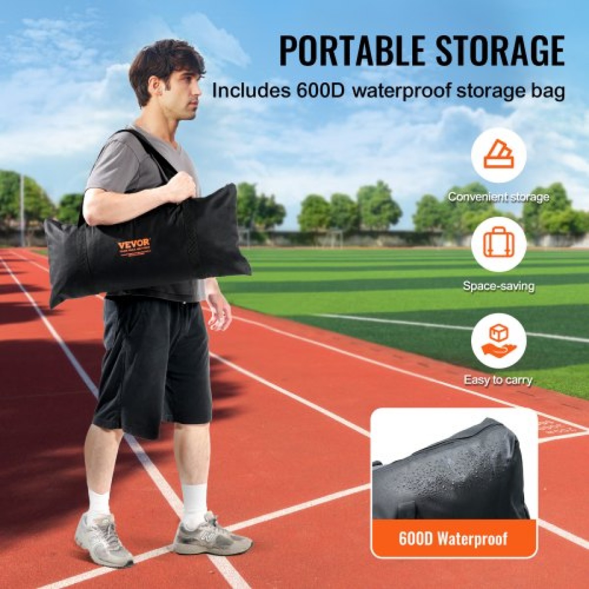 VEVOR I Screen Baseball για Batting Cage, 7x4 ft Baseball & Softball Screen Safety, Body Protector Φορητή οθόνη κτυπήματος με Carry Bag & Ground Stakes, Baseball Pitching Net for Pitchers Protection
