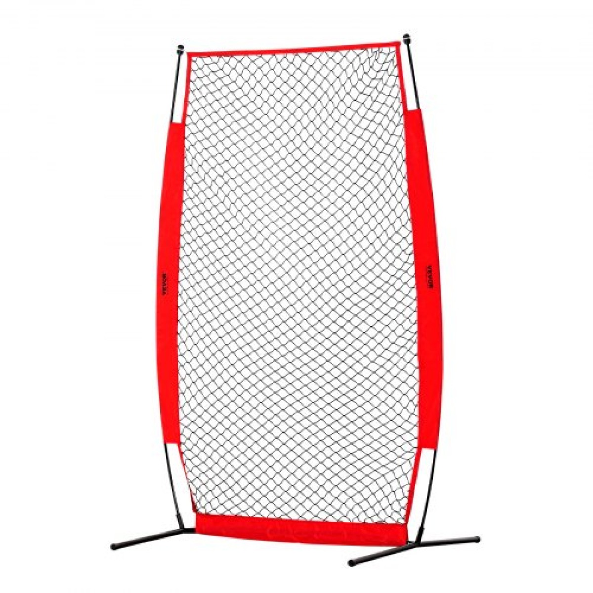 VEVOR I Screen Baseball για Batting Cage, 7x4 ft Baseball & Softball Screen Safety, Body Protector Φορητή οθόνη κτυπήματος με Carry Bag & Ground Stakes, Baseball Pitching Net for Pitchers Protection