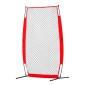 VEVOR I Screen Baseball για Batting Cage, 7x4 ft Baseball & Softball Screen Safety, Body Protector Φορητή οθόνη κτυπήματος με Carry Bag & Ground Stakes, Baseball Pitching Net for Pitchers Protection