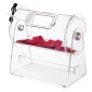 VEVOR Acrylic Raffle Drum, Χωράει 2500 εισιτήρια ή 100 μπάλες λοταρίας, επαγγελματικό κλωβό λοταρίας με 2 κλειδιά, διαφανές σχέδιο λοταρίας, κουτί λαχείων για παιχνίδια λοταρίας Bingo