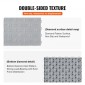 VEVOR Πλακάκια γκαράζ Interlocking, 12 x 12 x 0,53 ιντσών 25 Pack Πλακάκια δαπέδου γκαράζ, αντιολισθητικά πλακάκια δαπέδου γκαράζ διπλής όψης, για γκαράζ, υπόγεια, επισκευαστήρια, ασήμι