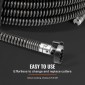 VEVOR Sectional Drain Cable Cleaning Cable 66FT/20,1 m x 5/8In/1,6 cm & 7 Cutters for 0,8"-3,9"/2-10 cm Pipes