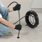 VEVOR Sectional Drain Cable Cleaning Cable 66FT/20,1 m x 5/8In/1,6 cm & 7 Cutters for 0,8"-3,9"/2-10 cm Pipes