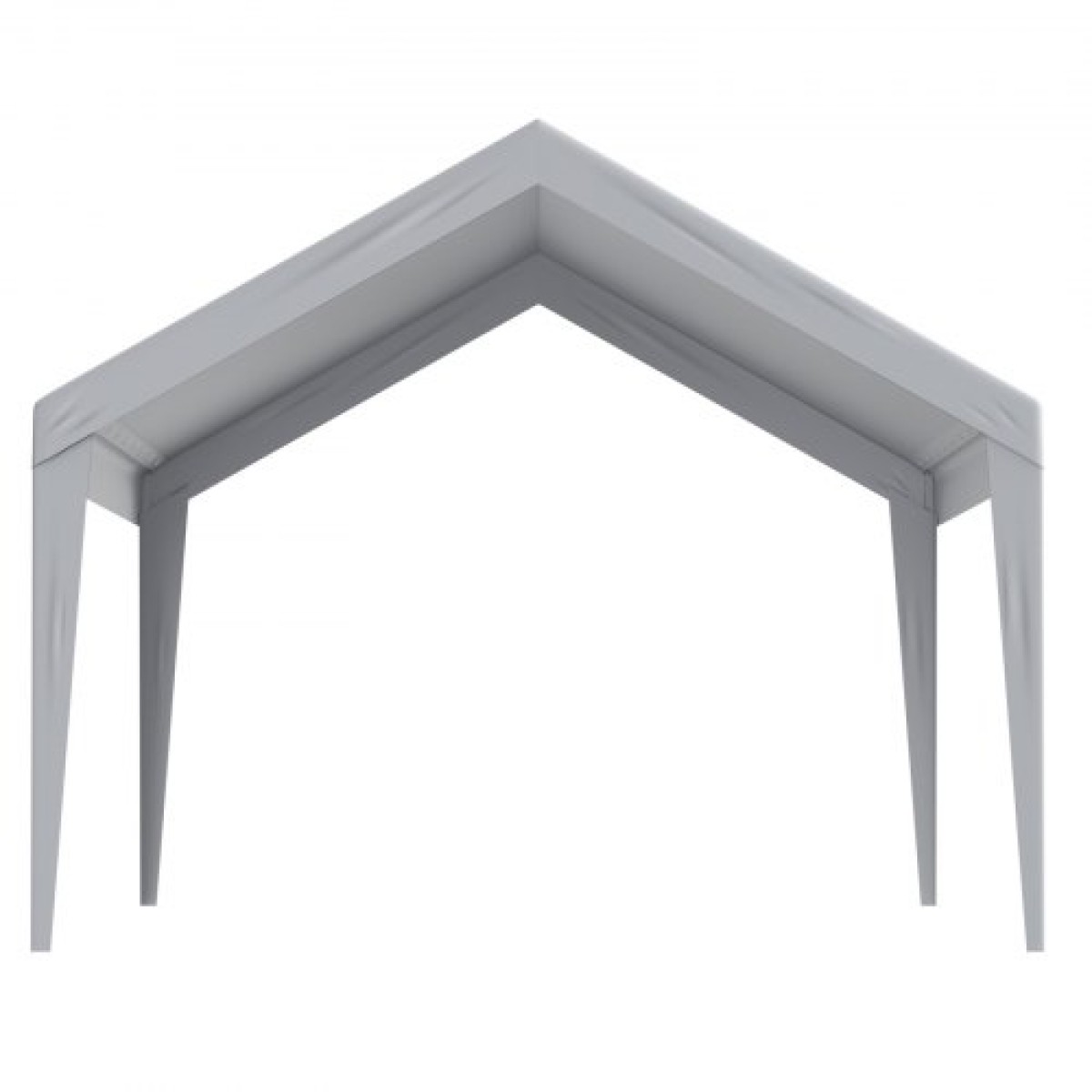Ανταλλακτικό κάλυμμα κουβούκλιο VEVOR Carport 12 x 20 ποδιών, προστατευτικό κάλυμμα για σκηνές γκαράζ βαρέως τύπου αδιάβροχο & προστατευμένο από την υπεριώδη ακτινοβολία, Εύκολη εγκατάσταση με μπάντζες μπάλας, γκρι (Μόνο επάνω κάλυμμα, δεν περιλαμβάνε