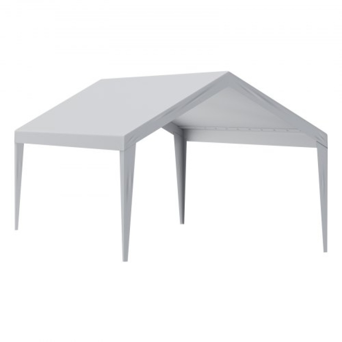 Ανταλλακτικό κάλυμμα κουβούκλιο VEVOR Carport 12 x 20 ποδιών, προστατευτικό κάλυμμα για σκηνές γκαράζ βαρέως τύπου αδιάβροχο & προστατευμένο από την υπεριώδη ακτινοβολία, Εύκολη εγκατάσταση με μπάντζες μπάλας, γκρι (Μόνο επάνω κάλυμμα, δεν περιλαμβάνε