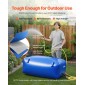 VEVOR Water Storage Bladder, 540L φορητή & πτυσσόμενη τσάντα αποθήκευσης νερού, ανθεκτική στη φθορά 1000D PVC τσάντα μαλακών νερών, στεγανά δοχεία κάμπινγκ για άρδευση κήπου RV έκτακτης ανάγκης, μπλε