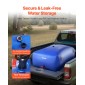 VEVOR Water Storage Bladder, 540L φορητή & πτυσσόμενη τσάντα αποθήκευσης νερού, ανθεκτική στη φθορά 1000D PVC τσάντα μαλακών νερών, στεγανά δοχεία κάμπινγκ για άρδευση κήπου RV έκτακτης ανάγκης, μπλε